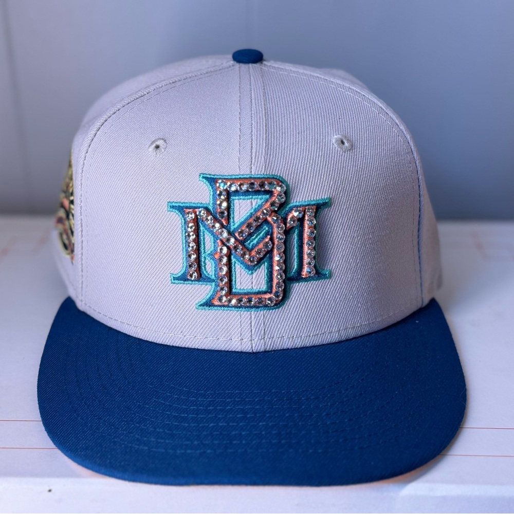 Hat Club Exclusive Ocean Drive Brewers Swarovski Crystals 7 1/4